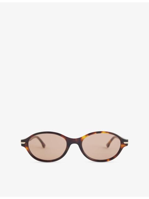 Victoria Beckham Oval Acetate Sunglasses