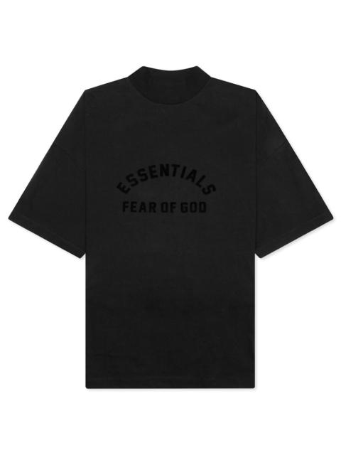 ESSENTIALS TEE - JET BLACK