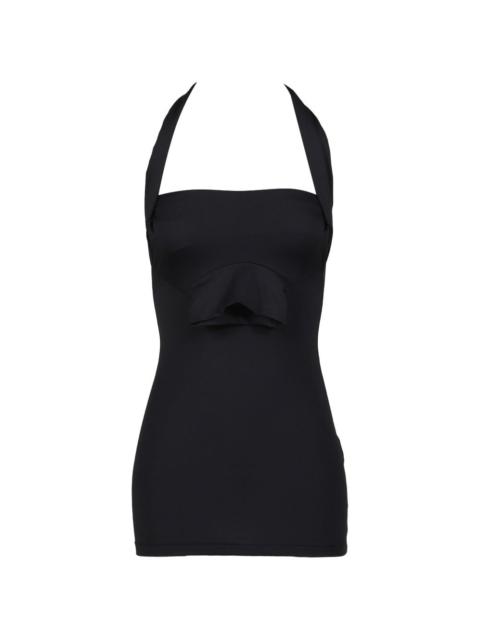 VETEMENTS halterneck mini dress