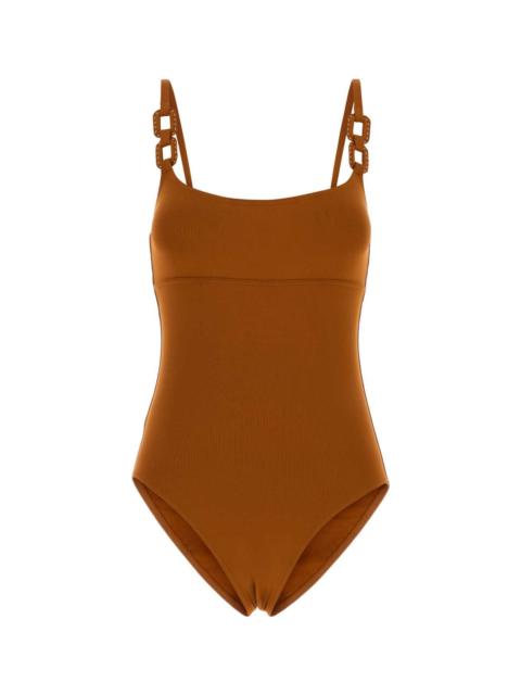 ERES Dark Blue Stretch Nylon Cotier Swimsuit