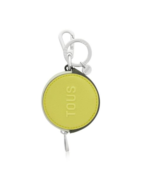 TOUS Khaki change purse Key ring Mirror