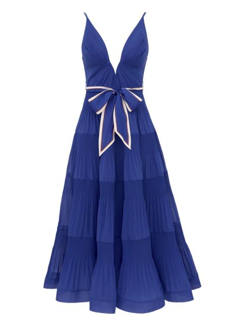 Zimmermann V NECK PLEATED MIDI