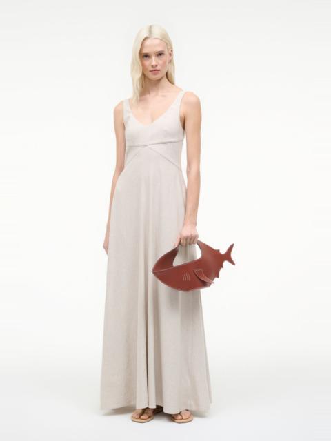 STAUD STAUD MADISON LINEN DRESS NATURAL