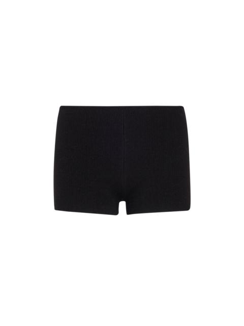 RIB KNIT HOT SHORT