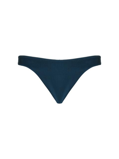 HAIGHT Leila Ribbed Bikini Bottom blue