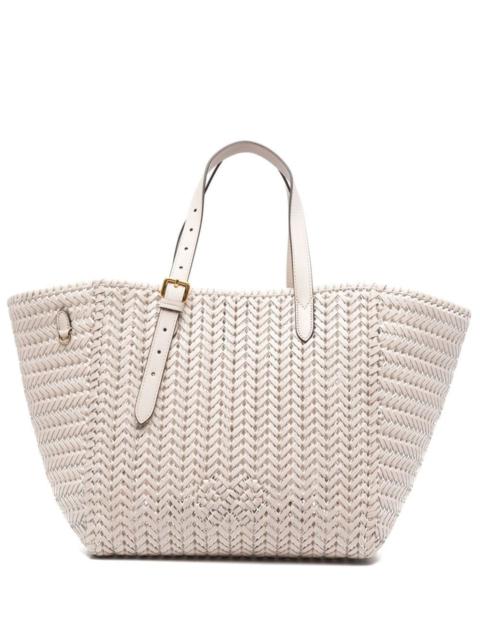 Anya Hindmarch woven leather tote bag