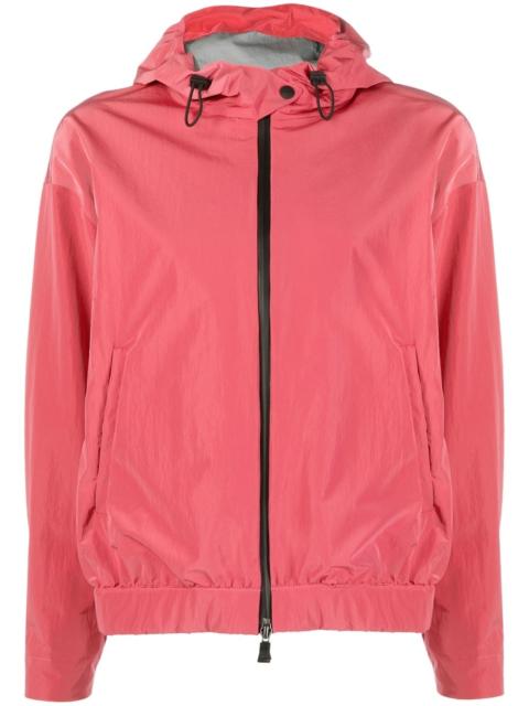 Herno hooded layered shell jacket