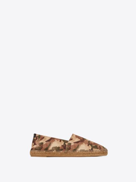 espadrilles in camouflage-print canvas