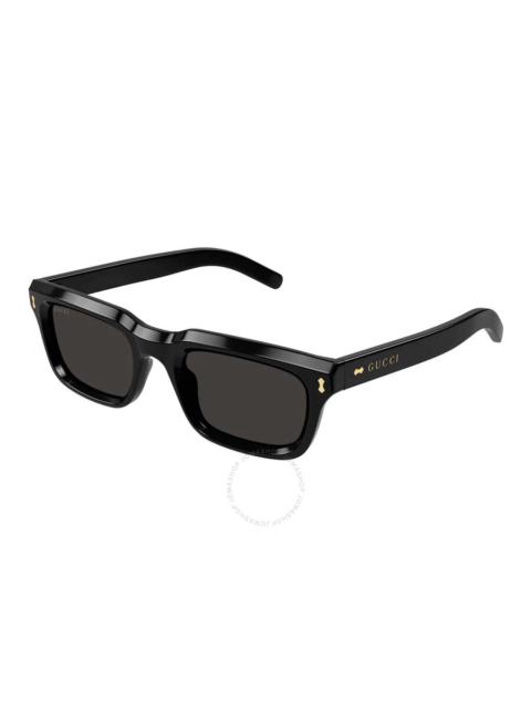 GUCCI Gucci Grey Rectangular Men's Sunglasses GG1524S 001 51