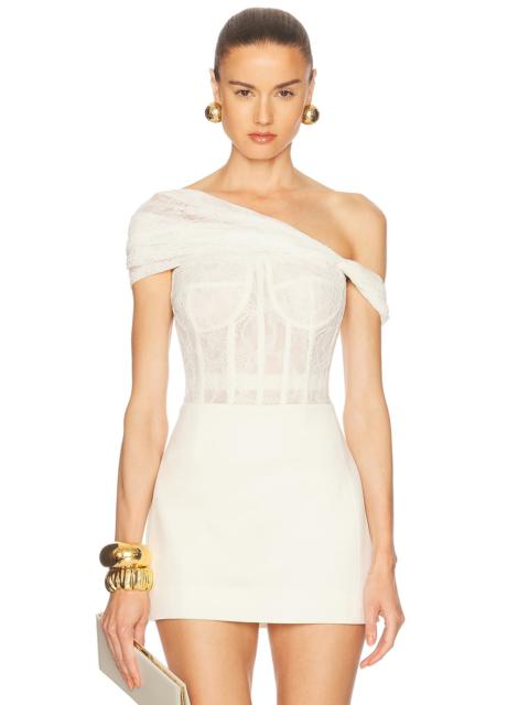 Oscar de la Renta Lace Blouse