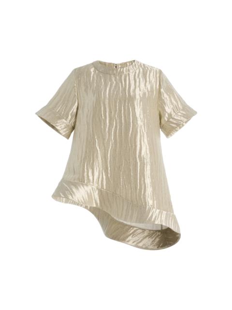 ROSIE ASSOULIN Ride the Wave Silk-Blend Top