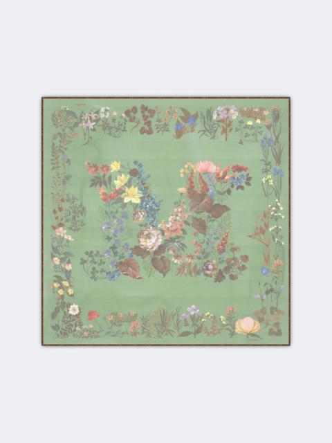 Max Mara MONETA Wool and silk shawl - GREEN