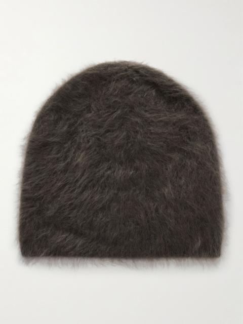LISA YANG Brushed-cashmere beanie Green