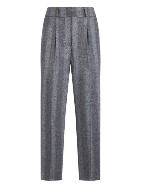 PESERICO belt-loop trousers