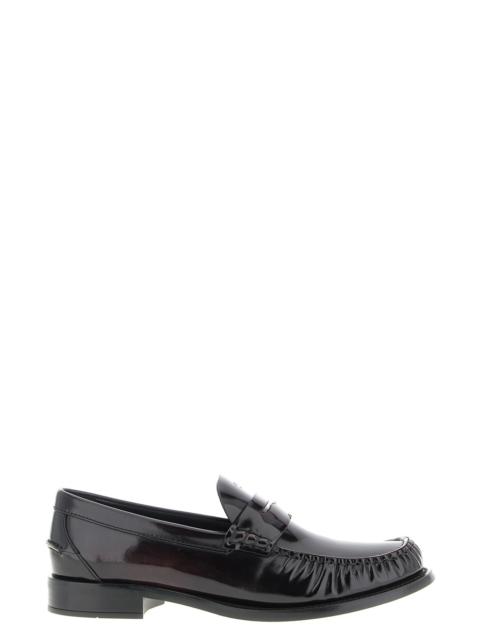 Prada Brushed leather loafers