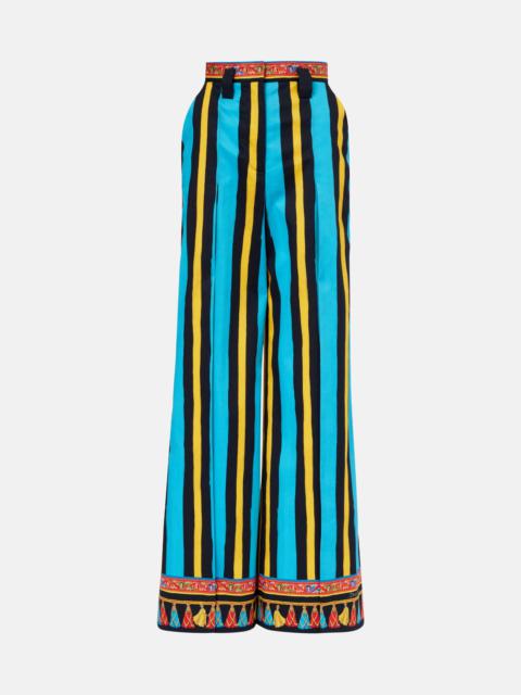 Dolce & Gabbana Striped wide-leg pants