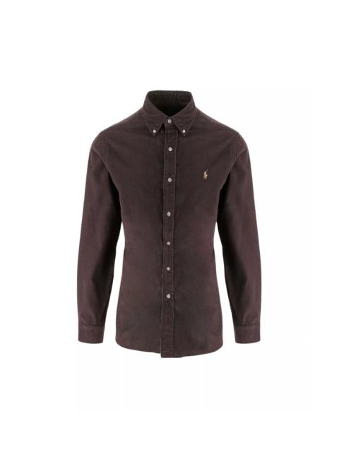 Polo Ralph Lauren Shirt with Buttons and Pony Embroidery