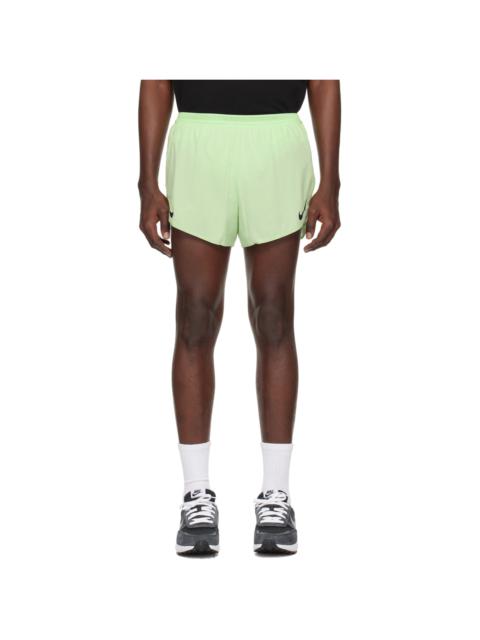 Green AeroSwift Shorts