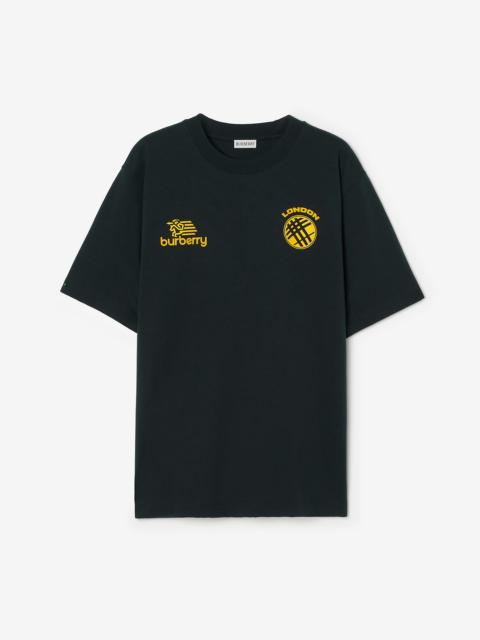 Burberry Logo Badge Cotton T-shirt