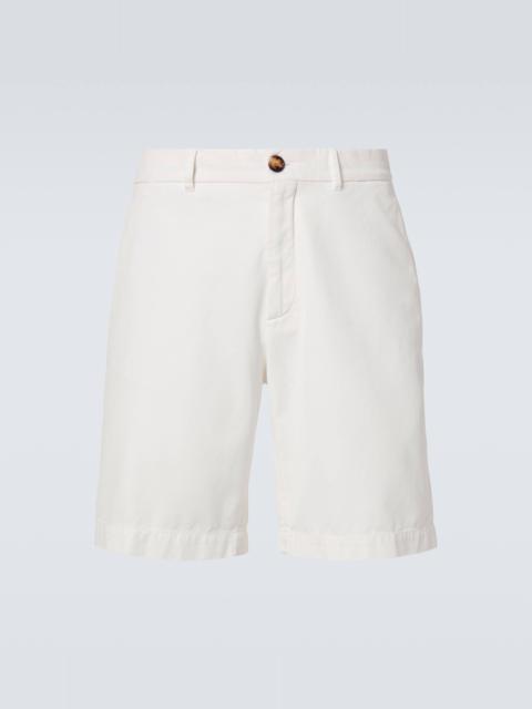 Brunello Cucinelli Cotton twill Bermuda shorts