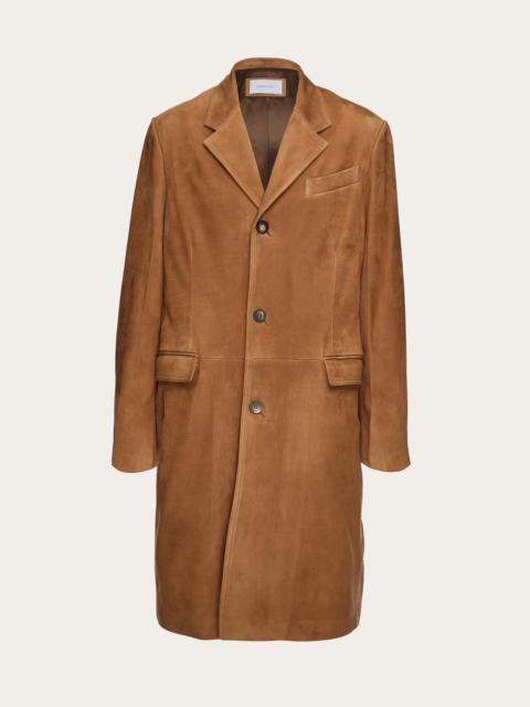 FERRAGAMO Nubuck coat