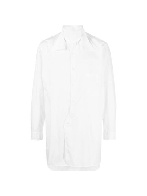 Yohji Yamamoto layered cotton shirt