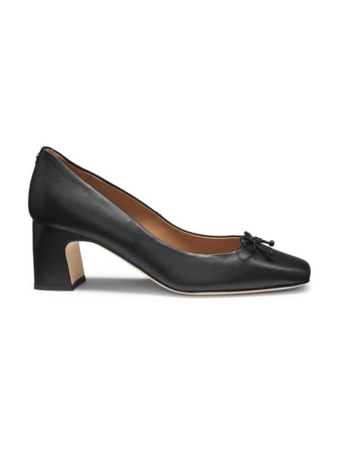 BOSS HEELED PUMPS IN NAPPA LEATHER WITH DOUBLE B MONOGRAM