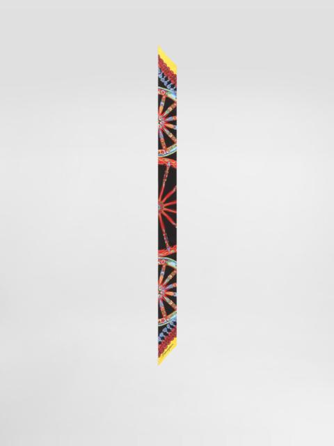 Dolce & Gabbana 6x100 carretto-print silk twill bandeau
