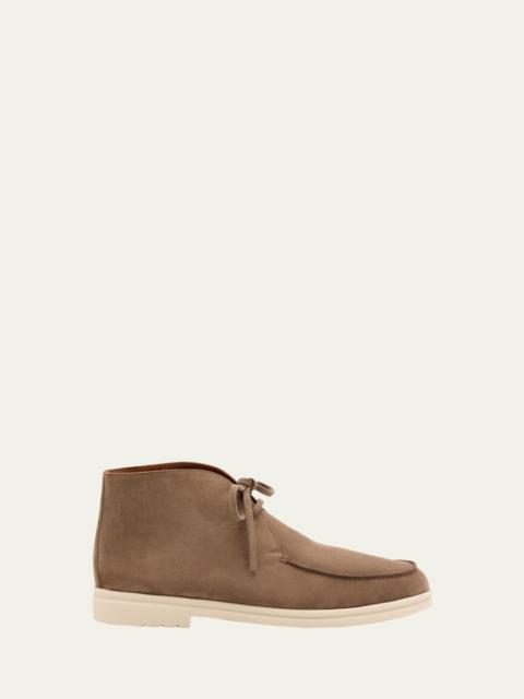 Loro Piana Men's Walk Suede Chukka Boots