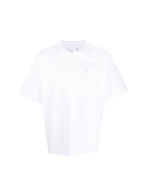 multi-pocket cotton T-shirt