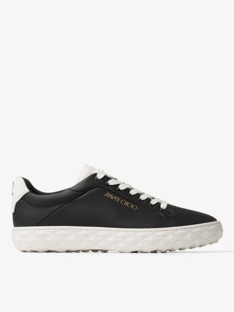 JIMMY CHOO Jimmy Choo / Malbon Diamond Golf/M
Black and Latte Embossed Leather Trainers