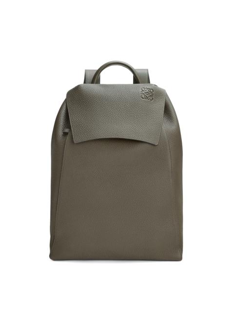 Loewe Drawstring Backpack in grained calfskin