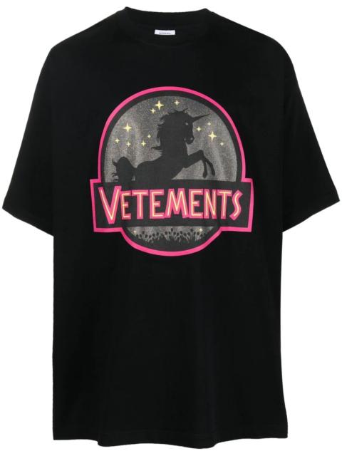 VETEMENTS Wild Unicorn short-sleeve T-shirt