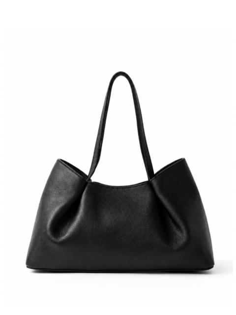 Elleme Dimple Tote Medium Pebbled Leather Black