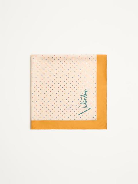Valentino MULTICOLOR STARRY SILK SCARF