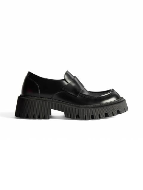 BALENCIAGA Men's Tractor Loafer  in Black