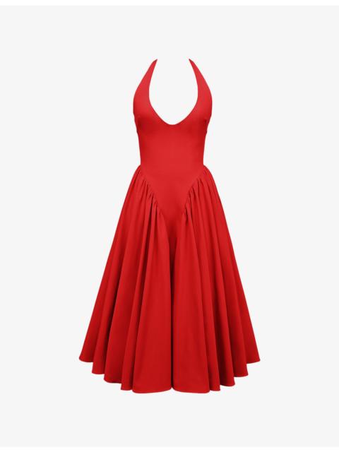 House of CB Marilyn Halter Midi Dress