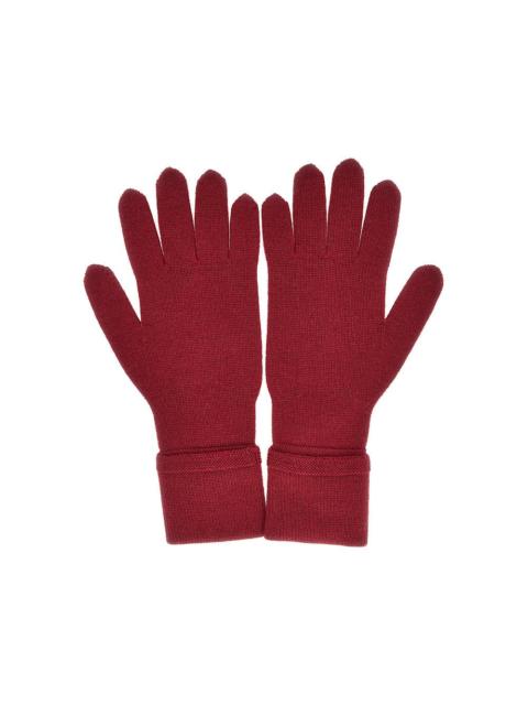 EMPORIO ARMANI WOOL GLOVES WITH EAGLE EMBROIDERY