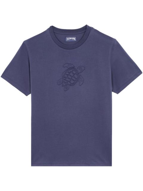 Vilebrequin Turtle-embroidered cotton T-shirt