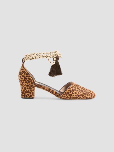 Valentino Women's D'Orsay Bondie 45MM Pumps - Animal Print