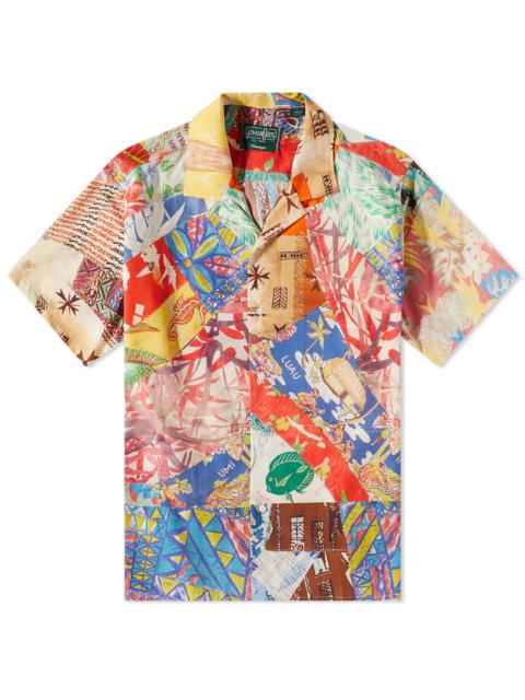 Gitman Vintage Aloha Quilt Print Camp Collar Shirt