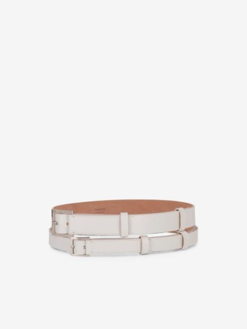 TOM FORD double-strap buckle-fastening belt