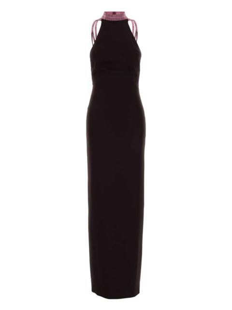 THE ATTICO halterneck backless dress