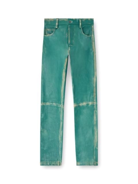 Diesel PANTS IN TREATED LEATHER