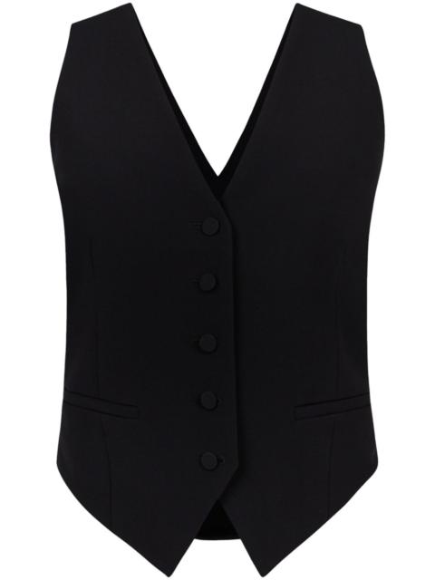 NINA RICCI draped open-back vest