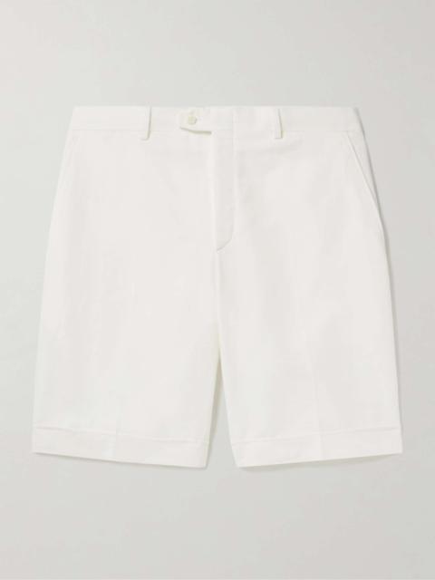 Lerici Straight-Leg Linen and Cotton-Blend Shorts
