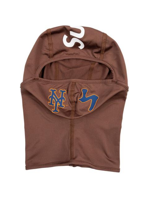 x MLB Kanji Teams "New York Mets - Brown" lightweight balaclava