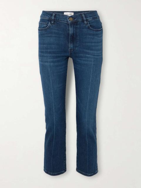 Le High cropped high-rise slim-leg jeans