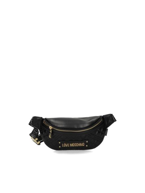 Moschino quilted logo belt bag