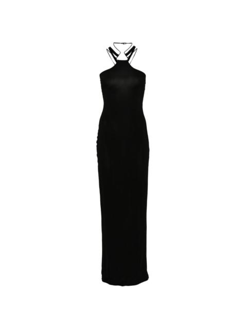 NENSI DOJAKA multi-strap maxi dress